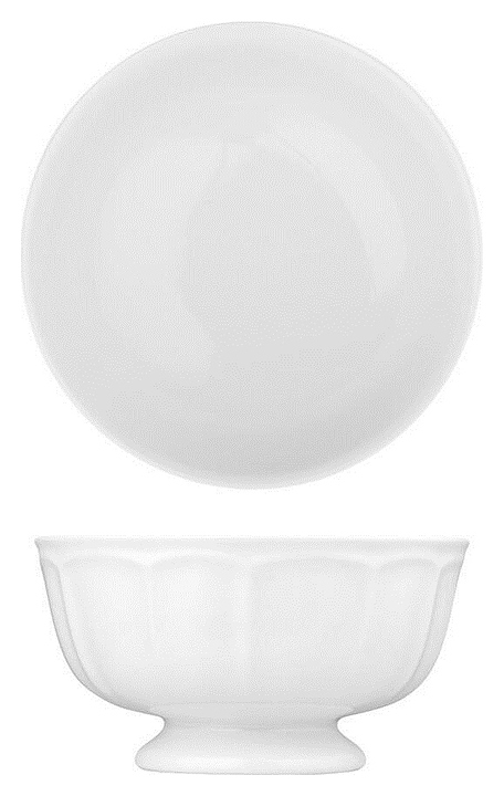 Салатник Noble Bella 305501А 520 мл d=14 см h=7,1 см (фарфор) белый