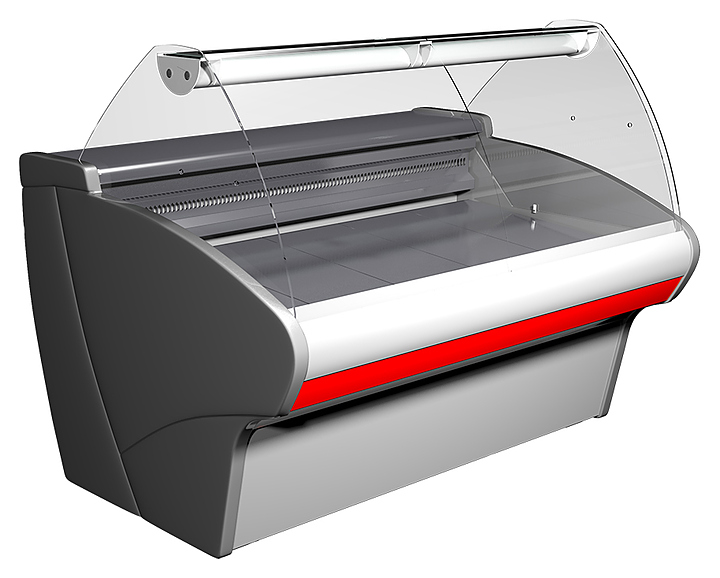 Витрина холодильная Carboma Bavaria G110 SV 1,25-1 (ВХСр-1,25 Bavaria G110) (статика, с боковинами)