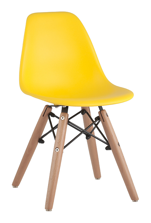 Стул Stool Group DSW детский желтый