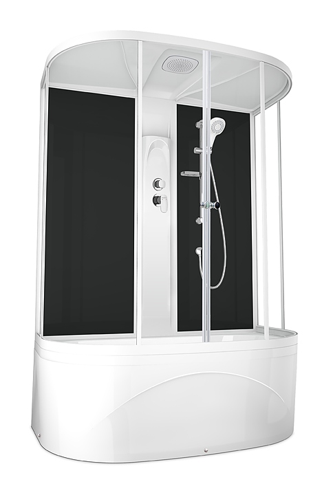 Душевая кабина Domani-Spa Neat high DS01N158HBCl00 150х80 см