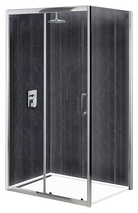 Уголок душевой BelBagno UNO-195-AH-1-100/80-C-Cr 100х80х195 см