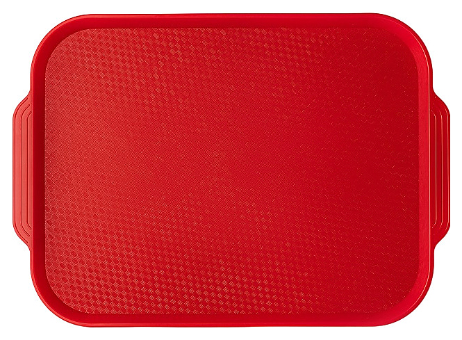 Поднос сервировочный MGprof 1730 450х355 мм классик, красный (малиновый)