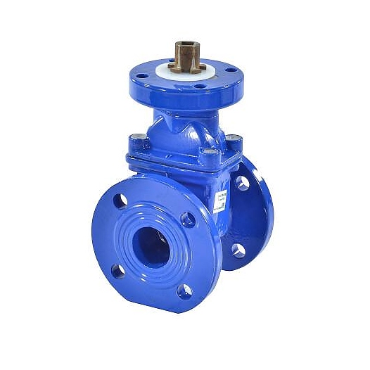 Задвижка чугун Россия 30ч939р аналог МЗВ обрезиненный клин Ду 80 Ру10/16 фл под эл/привод