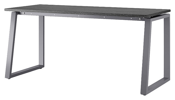Стол офисный КОБОР TS1-100/60 graphite/glazed