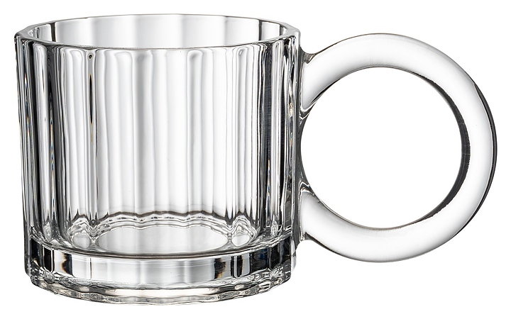 Кружка MGline 250 мл d=84 мм h=73 мм (хрустальное стекло)