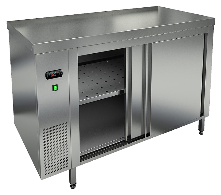 Стол тепловой HICOLD TS 18 GN O H, двери-купе
