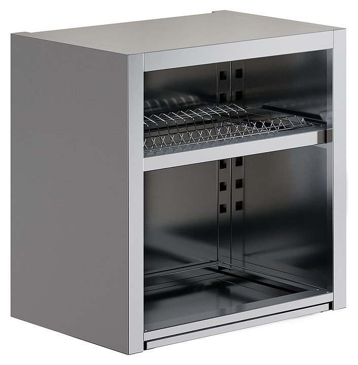 Полка настенная для тарелок Restoinox ПНО-Т-8/4