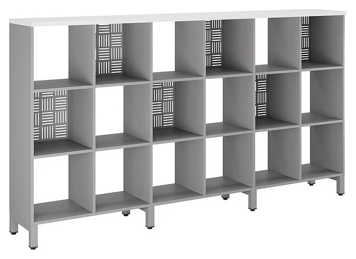 Стеллажная система КОБОР SQ-3Х6 aluminum/premium