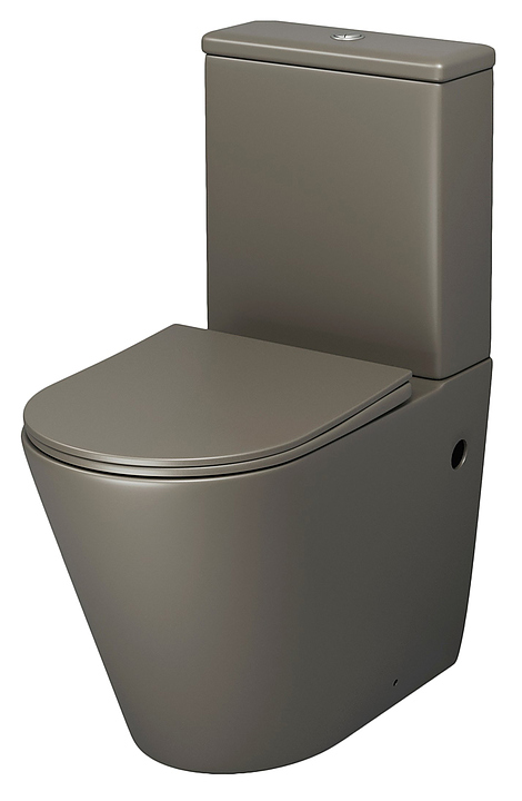 Унитаз напольный с крышкой-сиденьем Grossman Color GR-4480GSMS хаки матовый