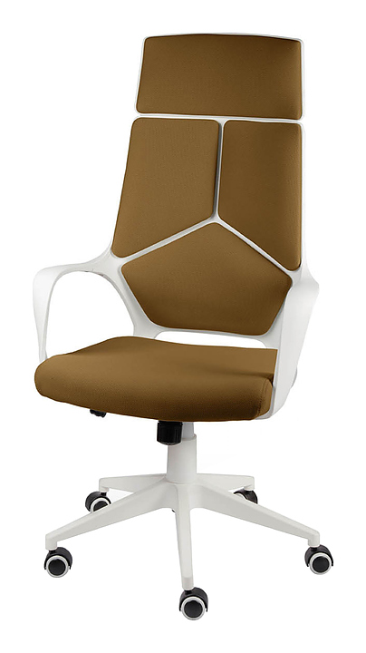 Кресло NORDEN IQ white+mustard