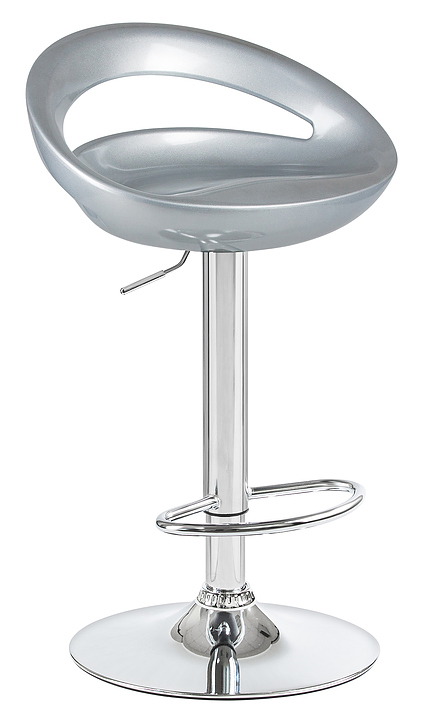 Стул барный DOBRIN 1010-LM-N DISCO (серебряный, хром) 2 шт.