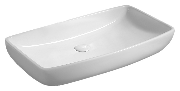 Раковина накладная Azario AZ4959A 70,5х38х13 см, фаянс