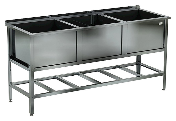 Ванна моечная КОБОР ВМСБ/3-145/53