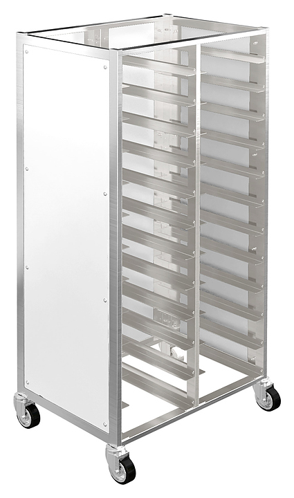 Тележка-шпилька для подносов Restoinox ТШСЗПП-12х2-25/25-430/325-360