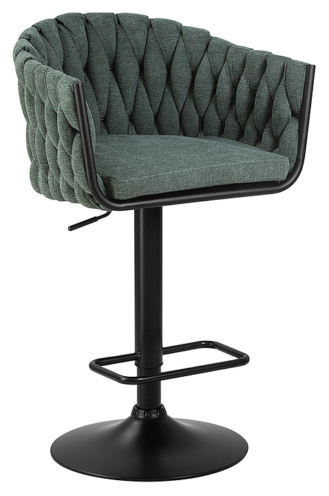 Стул барный DOBRIN 9690-LM LEON (зеленый)