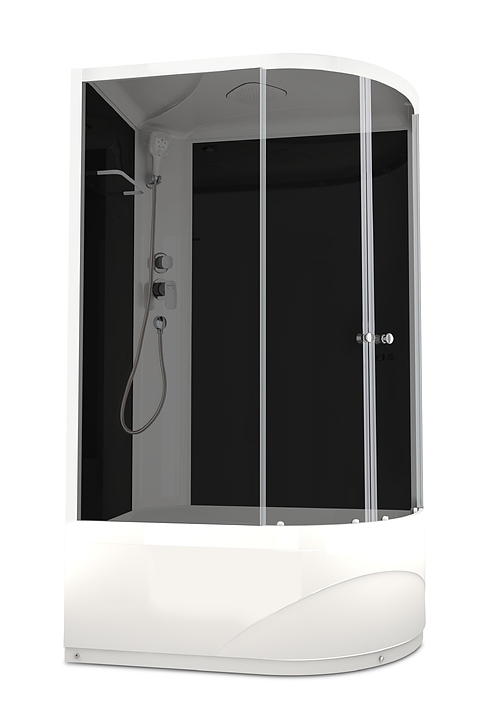 Душевая кабина Domani-Spa Delight 128 high L DS01D128LHBT00 120х80 см