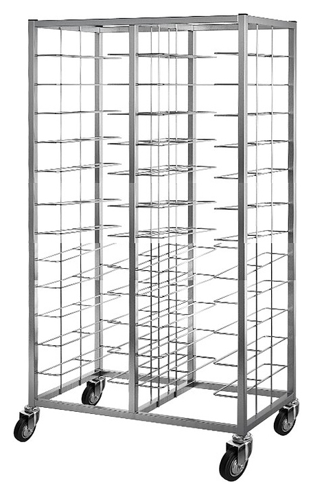 Тележка-шпилька для противней Finist ТП 855х600х1600, 2 ряда х 12 уровней