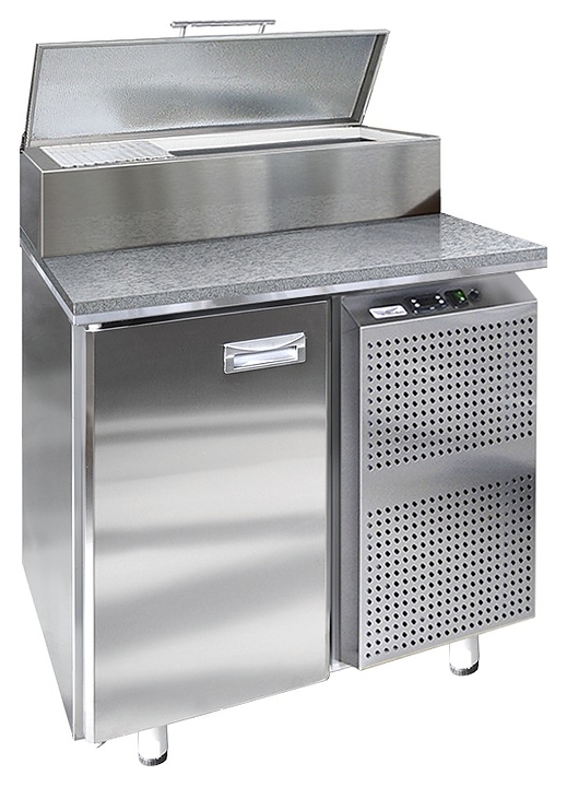 Стол холодильный для пиццы Finist СХСмпцг-700-1(1/6) с гранитной столешницей