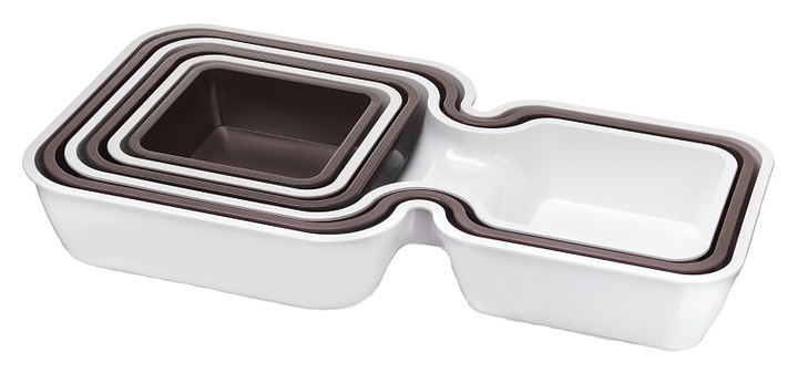 Контейнер для закусок VacuVin 2850360 Serve & Stack Set 6 шт.