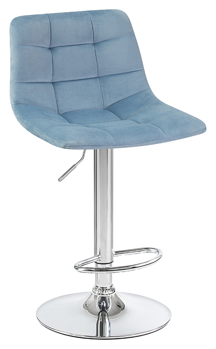 Стул барный DOBRIN 5017-LM TAILOR (пудрово-голубой, хромированная сталь)