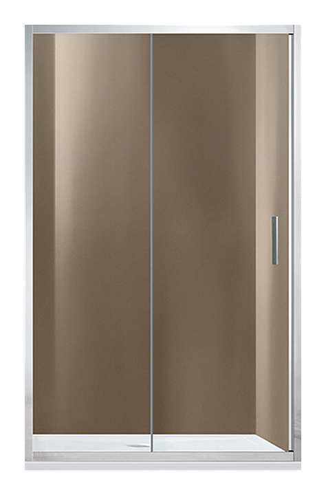 Дверь душевая Vincea Garda VDS-1G120CL 120х190 см с прозрачным стеклом, раздвижная, хром