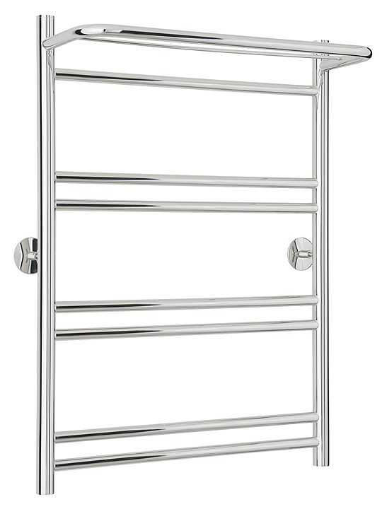 Полотенцесушитель водяной с полкой Стилье Универсал-56 80х50 см без покрытия