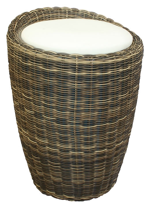 Пуф DOBRIN 1100Rattan-LM (кремовый)