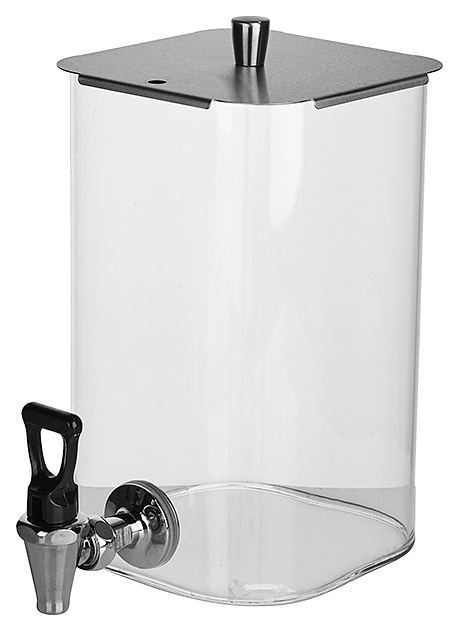 Емкость с краном для диспенсера (518A0006) Pintinox F1805420 7 л (стекло) прозрачная
