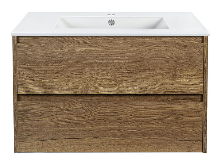 Тумба под раковину Vincea Gio 800 T.Oak 80,7х46 см, подвесная, дуб табак