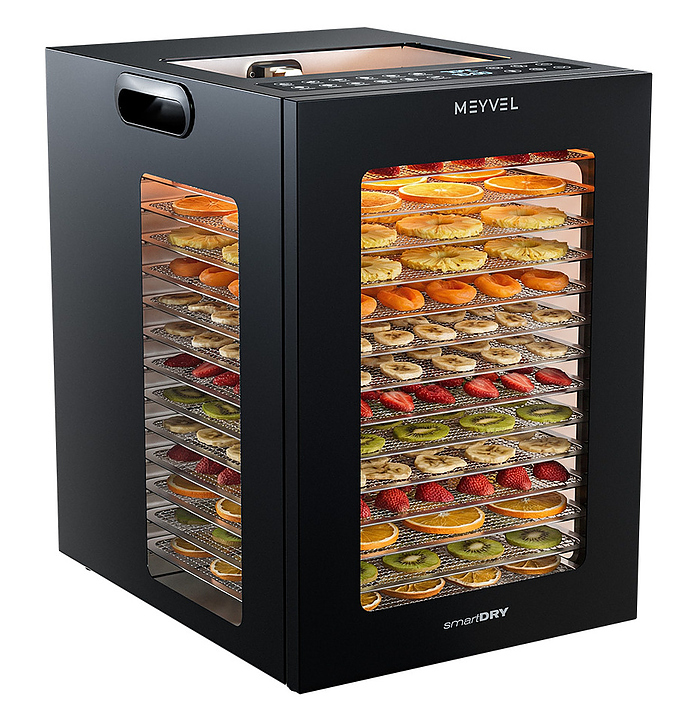 Дегидратор MEYVEL MDH14-2S (Black) 28 л 900 Вт черный