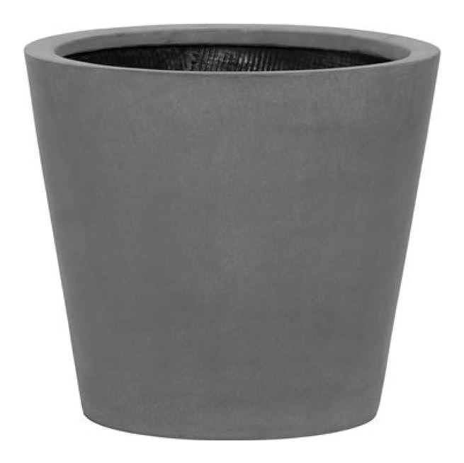 Кашпо Pottery Pots Bucket (58х50 см) серое матовое