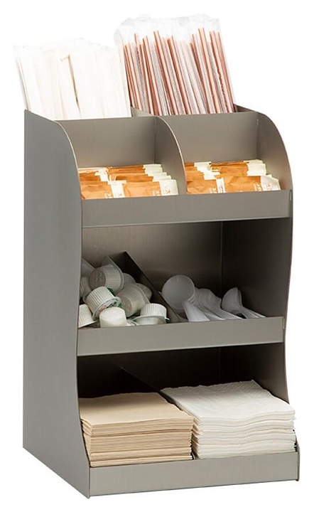 Диспенсер для кофейных аксессуаров P.L. Barbossa S0565-5 25х23х40 см (нерж. сталь)