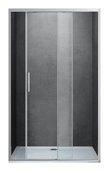 Дверь душевая Vincea Soft VDS-3SO110CL 110х195 см с прозрачным стеклом, раздвижная, хром