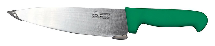 Нож шеф повара MVQ Profi Messer зеленая ручка