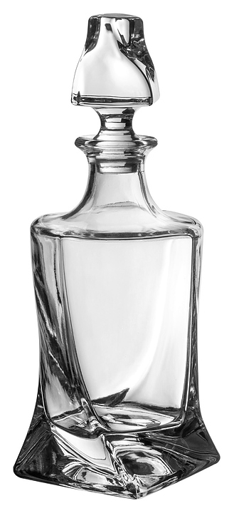 Штоф MGline 78552 Twist 800 мл h=272 мм (хрустальное стекло)