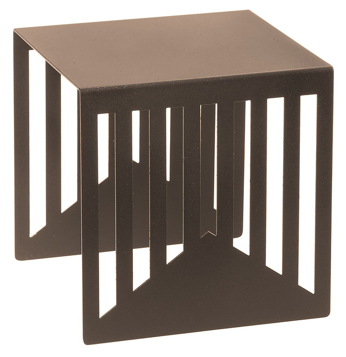 Подставка-куб фуршетная Luxstahl Треугольник 150х150х150 мм бронза