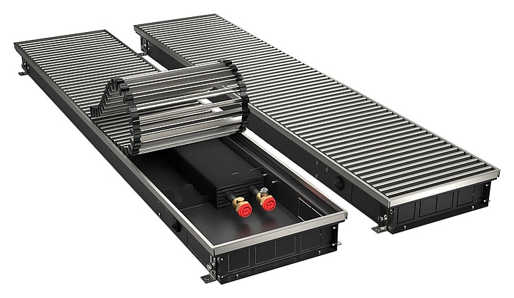 Конвектор внутрипольный Royal Thermo ATRIUM-75/250/2000-DG-U-NA