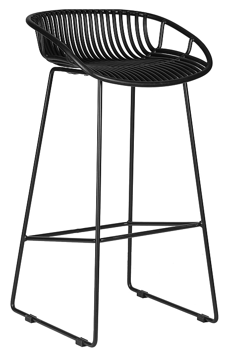 Стул барный DOBRIN 775APP-LMZL FRANK (черный)
