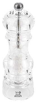 Мельница для перца Peugeot Nancy 900818, 57х180 мм, акрил / металлический измельчитель, прозрачная