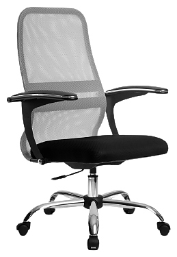 Кресло Метта SU-CM-8P светло-серое без основания