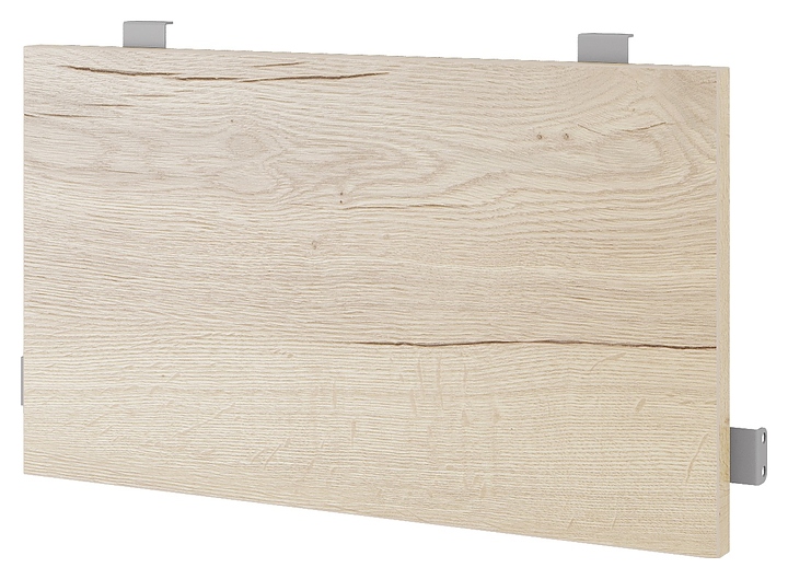 Нижний боковой подвесной экран КОБОР EN2-80 aluminum/natural (ЛДСП)