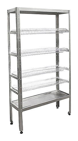 Стеллаж для тарелок ПищТех Эконом СКТК-4КЭ-М