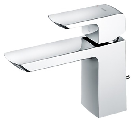 Смеситель для раковины TOTO GR TLG02301R низкий, с донным клапаном, хром