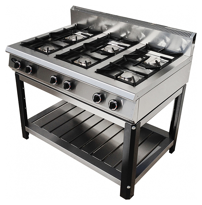 Плита газовая Grill Master Ф6ЖТЛПГ(п) на подставке