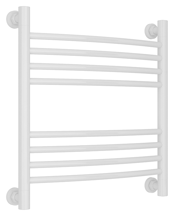 Полотенцесушитель водяной Сунержа Богема+ 50x50 см с выгнутой перемычкой, белый