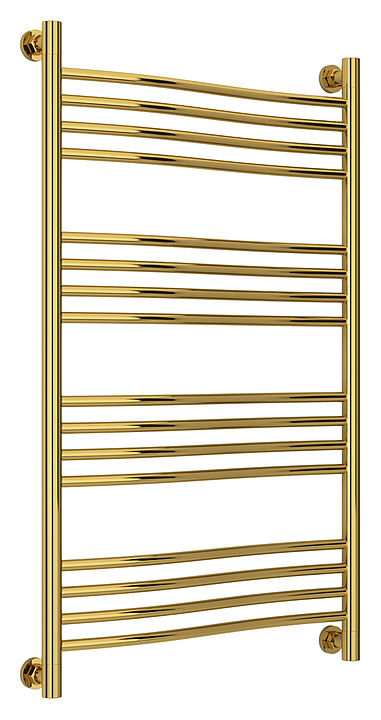 Полотенцесушитель водяной Сунержа Флюид + 100x60 см золото