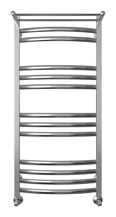 Полотенцесушитель Terminus Енисей+ П13 50x110 см, с полкой, нерж. сталь