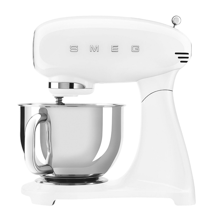 Миксер планетарный SMEG SMF05WHEU 1000 Вт 4,8 л 405х221х378 мм белый, глянцевый