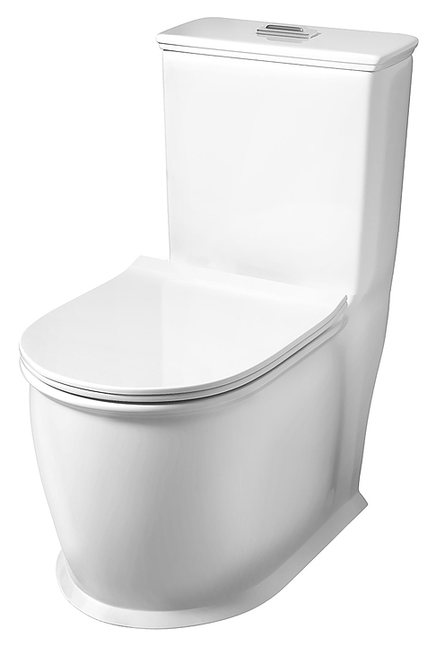 Унитаз напольный с крышкой-сиденьем Grossman Retro GR-4492S