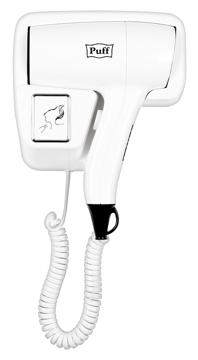 Фен настенный Puff 1201 белый
